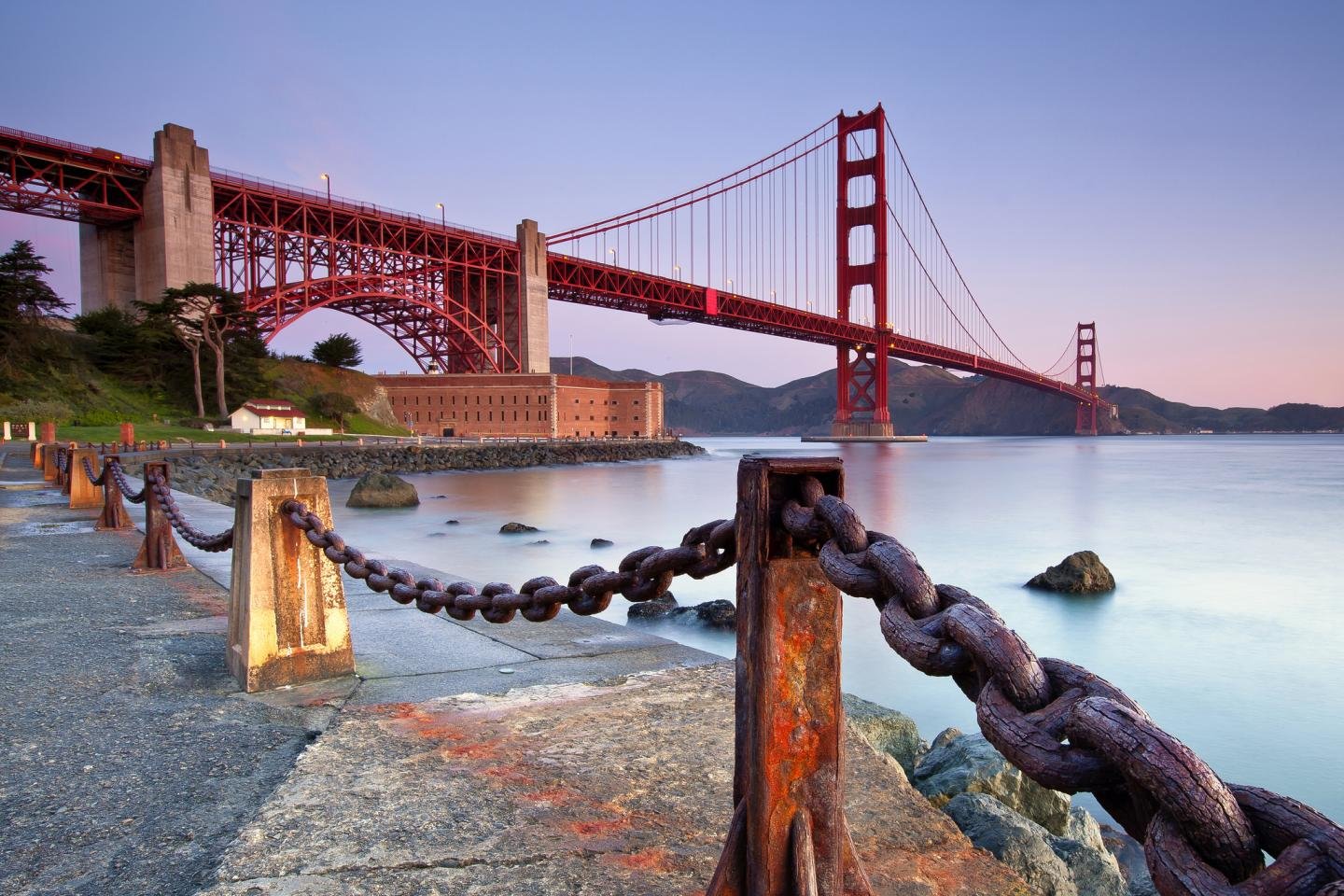 Free download Golden Gate wallpaper ID:494507 hd 1440x960 for PC