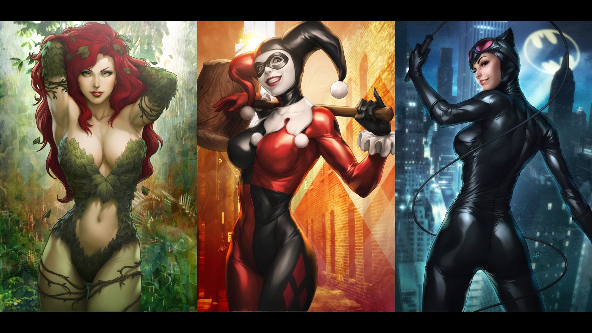 Best Gotham City Sirens wallpaper ID:43355 for High Resolution 1080p computer