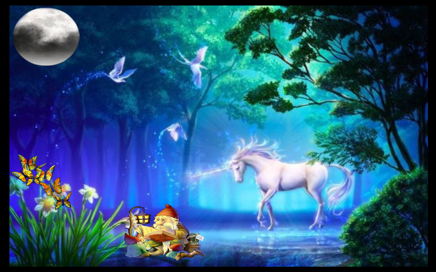 Download hd 1440x900 Unicorn desktop wallpaper ID:408701 for free