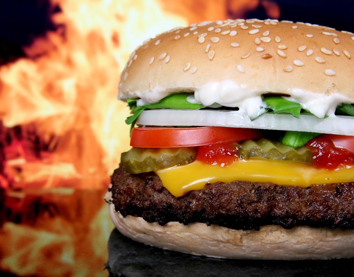 Free Burger high quality background ID:149153 for hd 1152x900 desktop