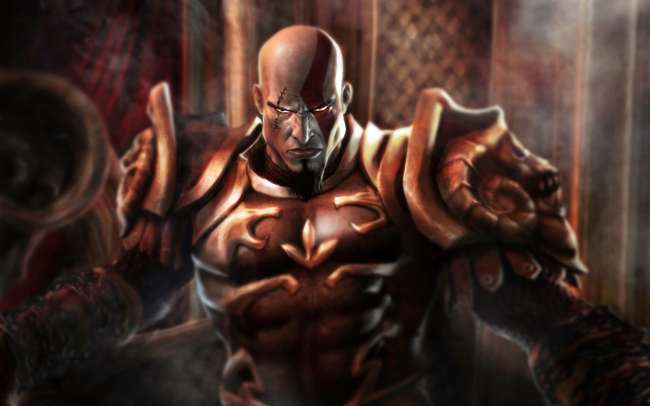 Download hd 2560x1600 Kratos (God Of War) PC background ID:319800 for free