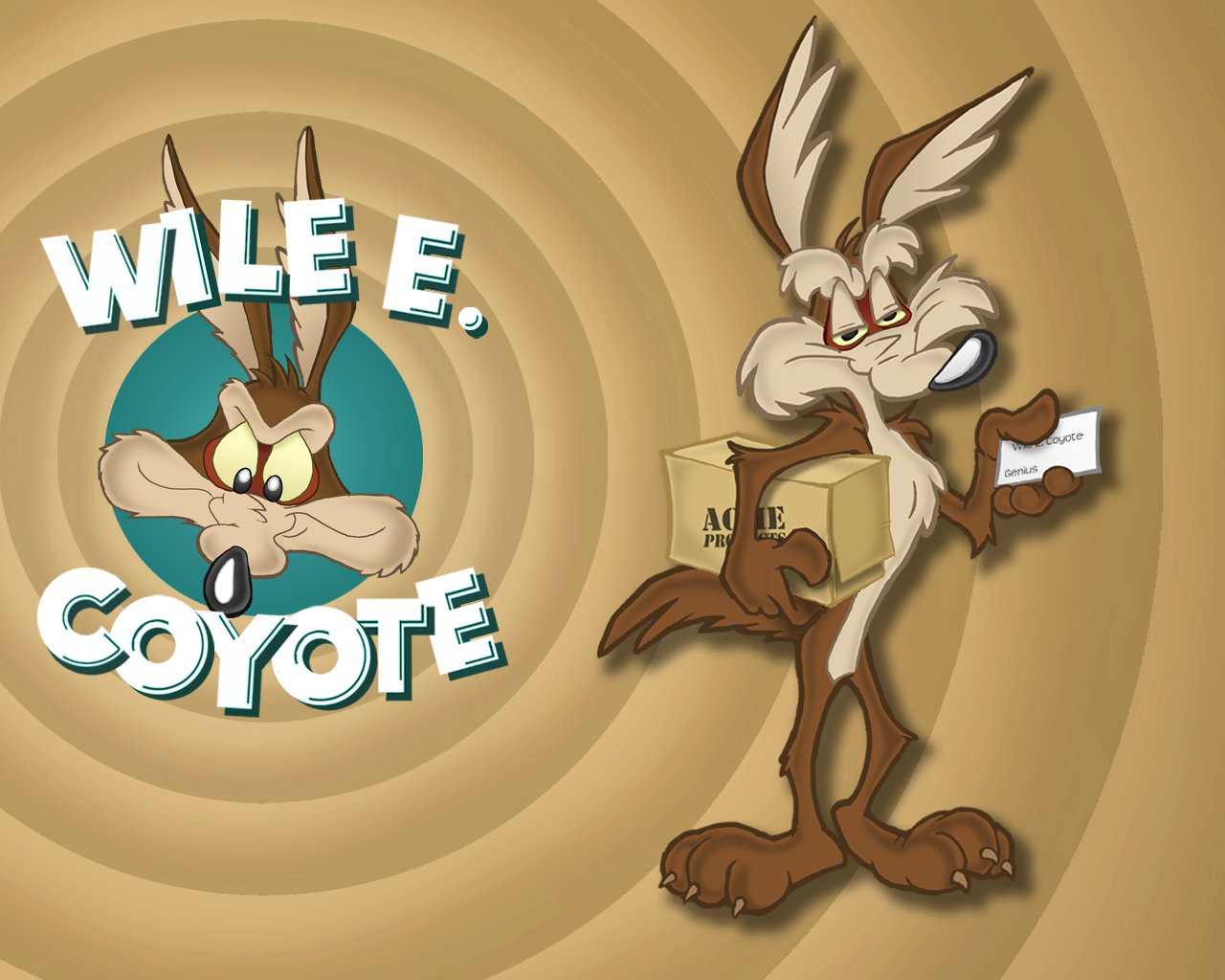 Download hd 1280x1024 Wile E Coyote computer background ID:229413 for free