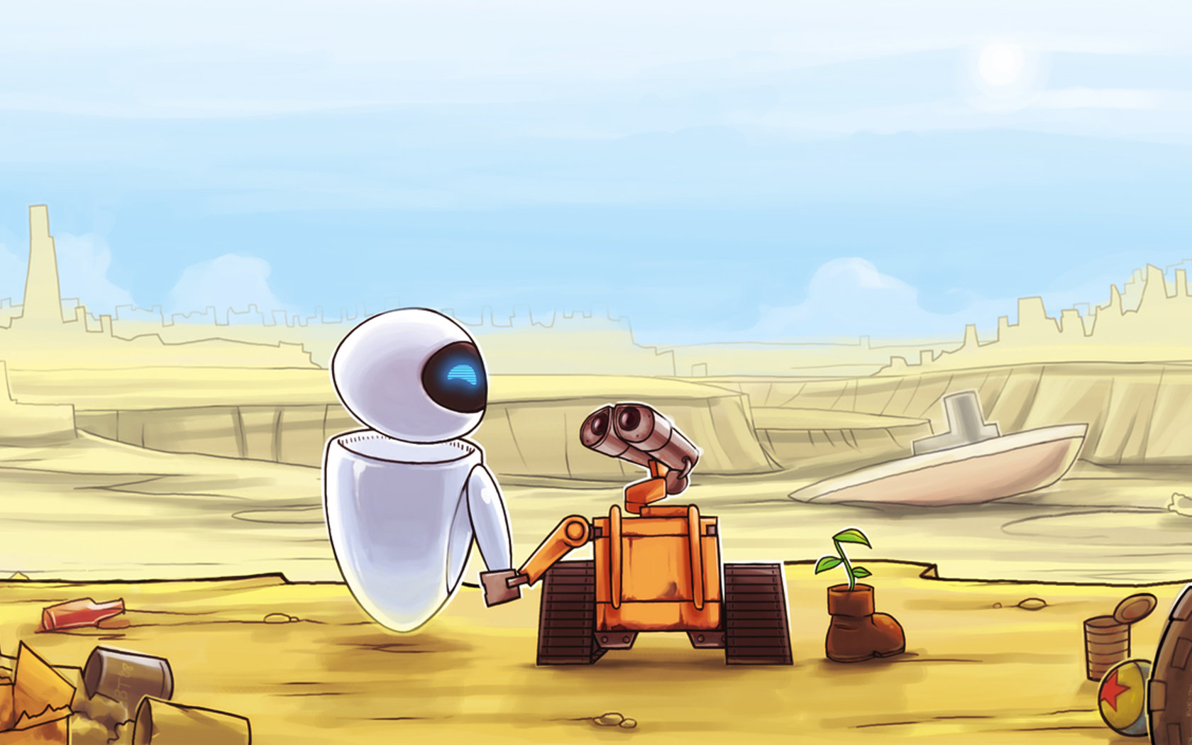 Free Wall.E high quality background ID:25886 for hd 1680x1050 computer