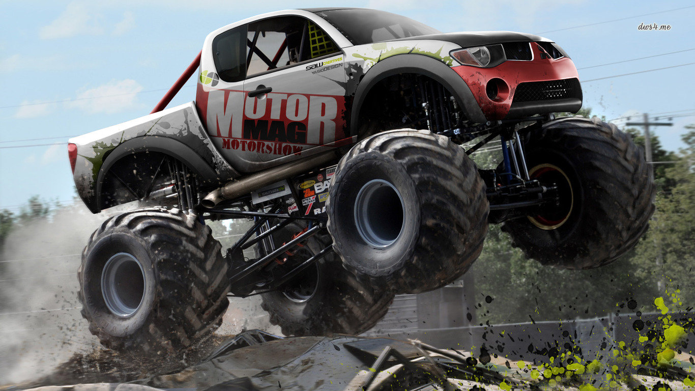 Free download Monster Truck wallpaper ID:485204 1366x768 laptop for computer
