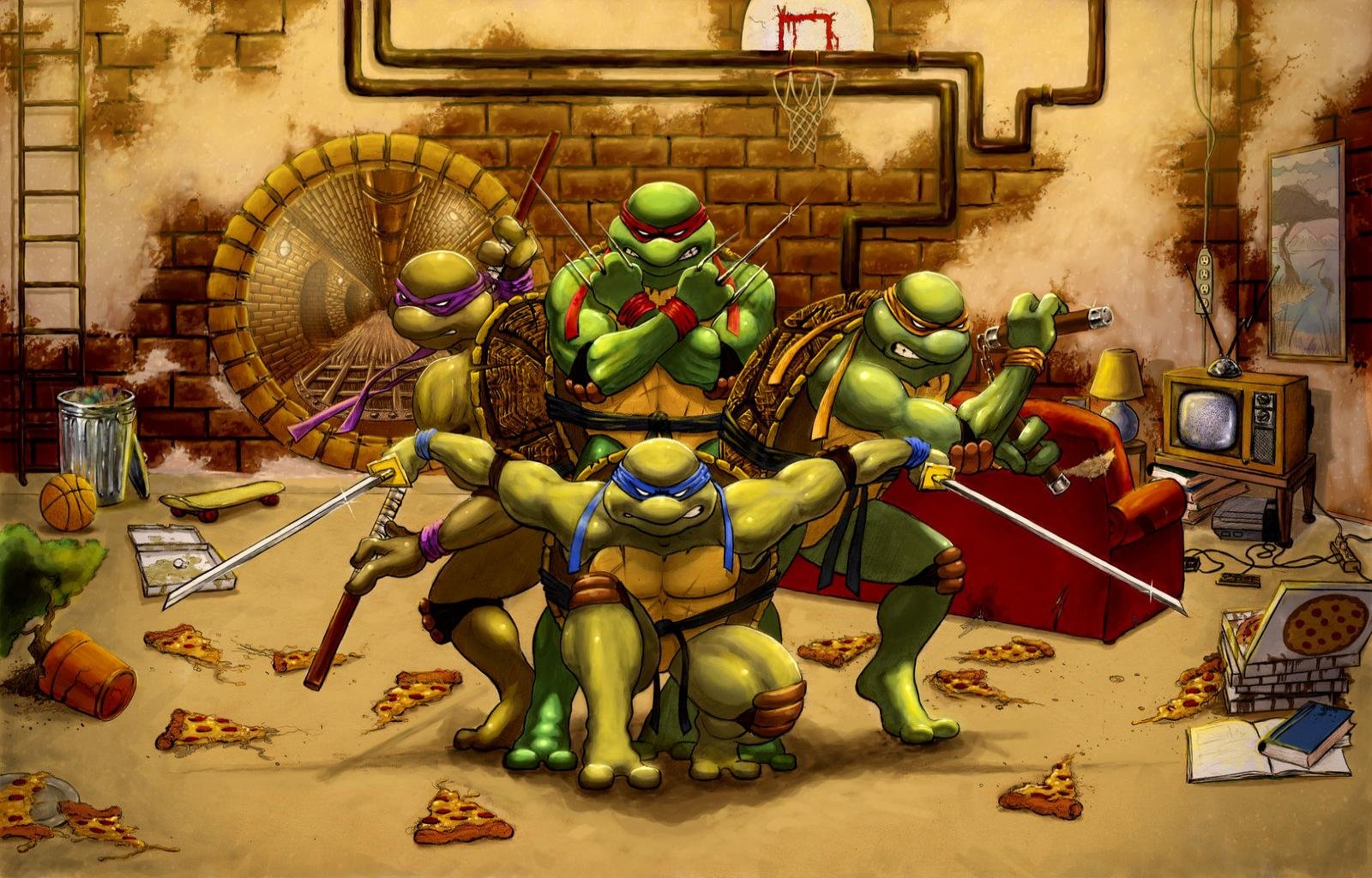 Awesome Teenage Mutant Ninja Turtles (TMNT) free wallpaper ID:111242 for hd 1600x1024 computer