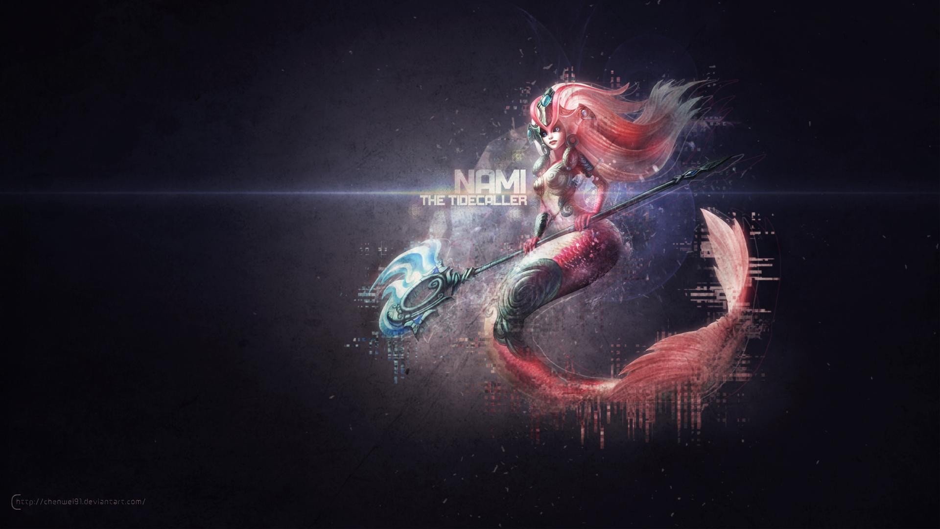 Free Nami (League Of Legends) high quality background ID:173222 for full hd 1080p desktop