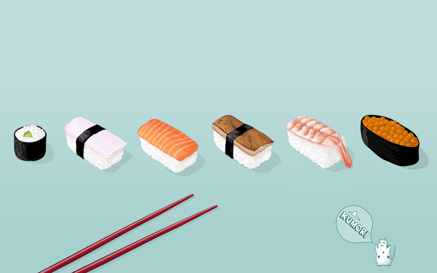 Free download Sushi background ID:232355 hd 1440x900 for PC