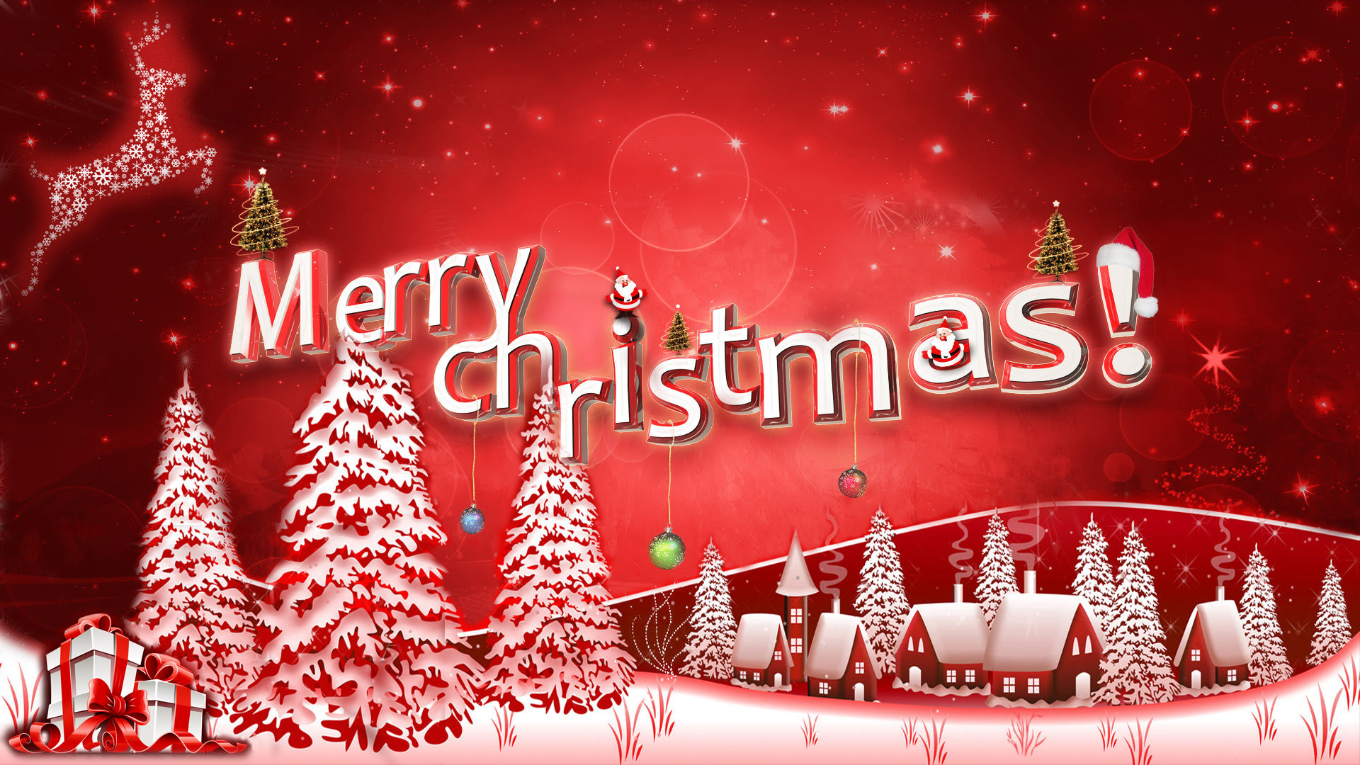 Free download Christmas background ID:436054 hd 1920x1080 for PC