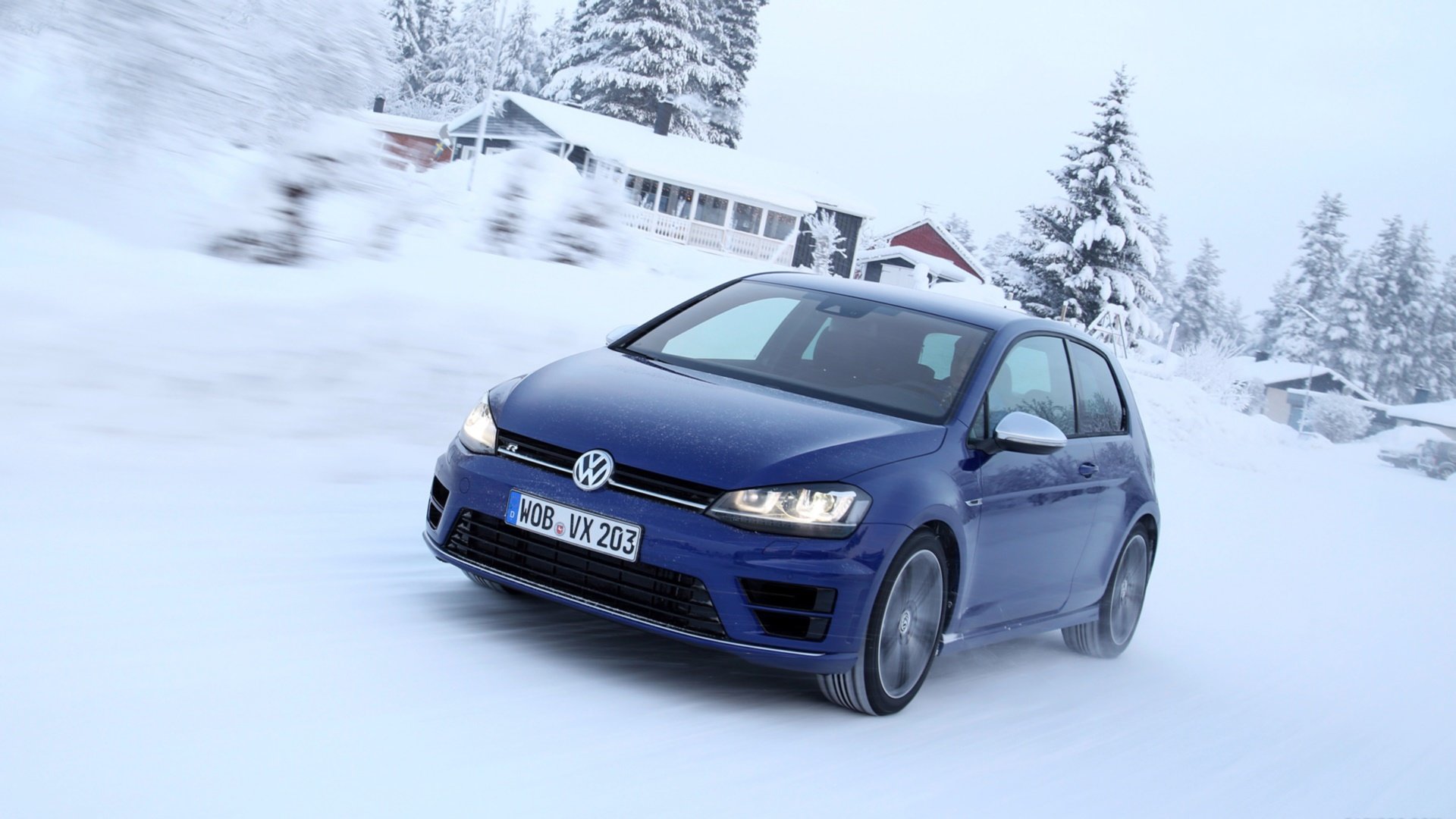 Free download Volkswagen Golf R background ID:383563 1080p for PC