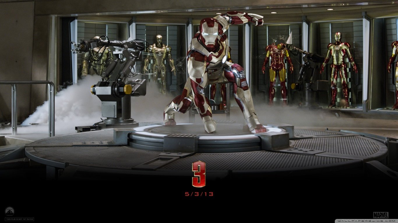 Awesome Iron Man 3 free wallpaper ID:400998 for hd 1366x768 computer