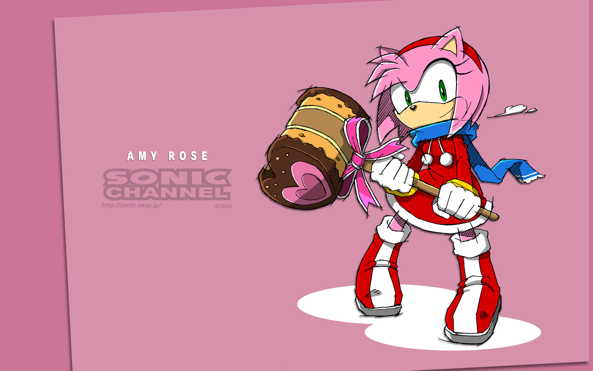 Free download Amy Rose background ID:52104 hd 1920x1200 for PC