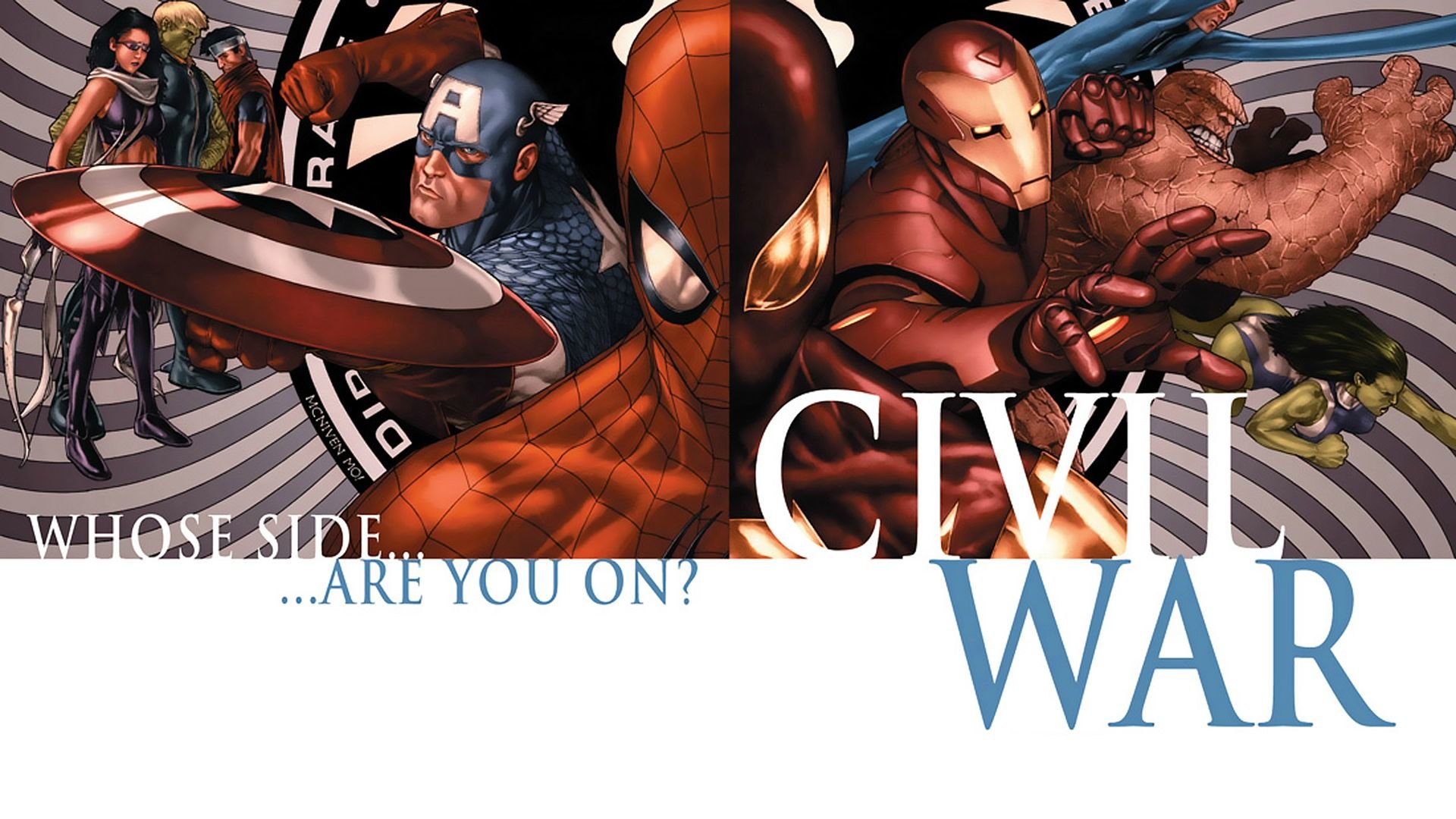 Awesome Marvel Civil War comics free background ID:64441 for full hd 1920x1080 computer