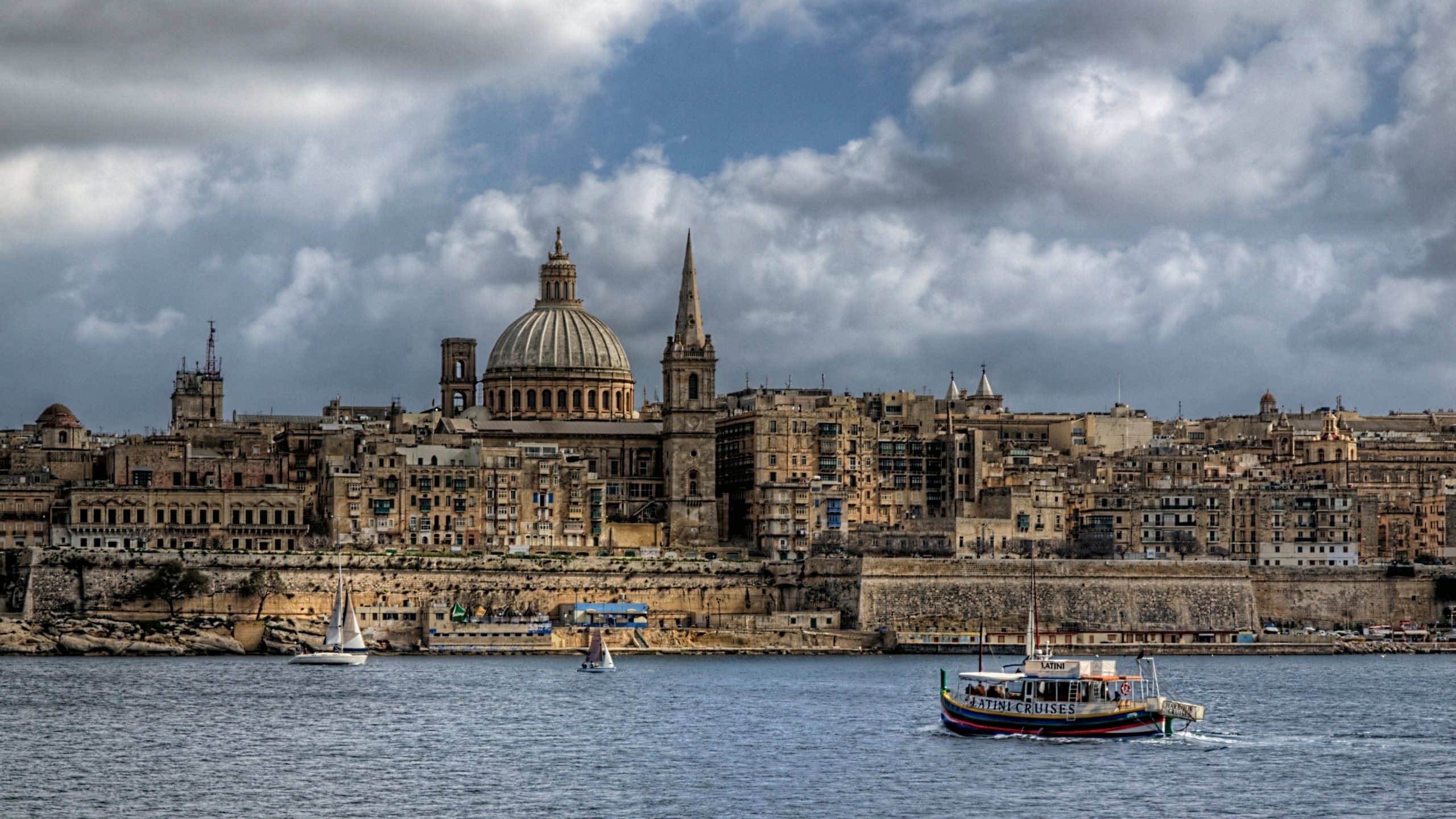 Free download Valletta background ID:476048 hd 2560x1440 for PC