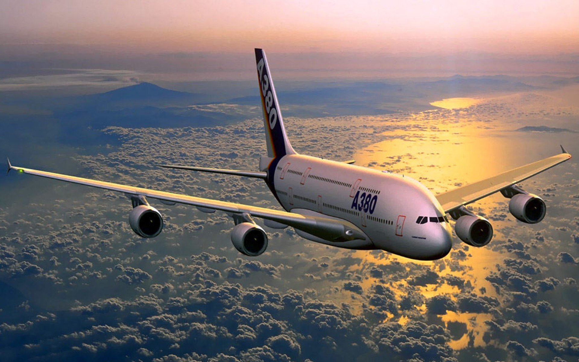 Free Airbus A380 high quality background ID:492797 for hd 1920x1200 computer