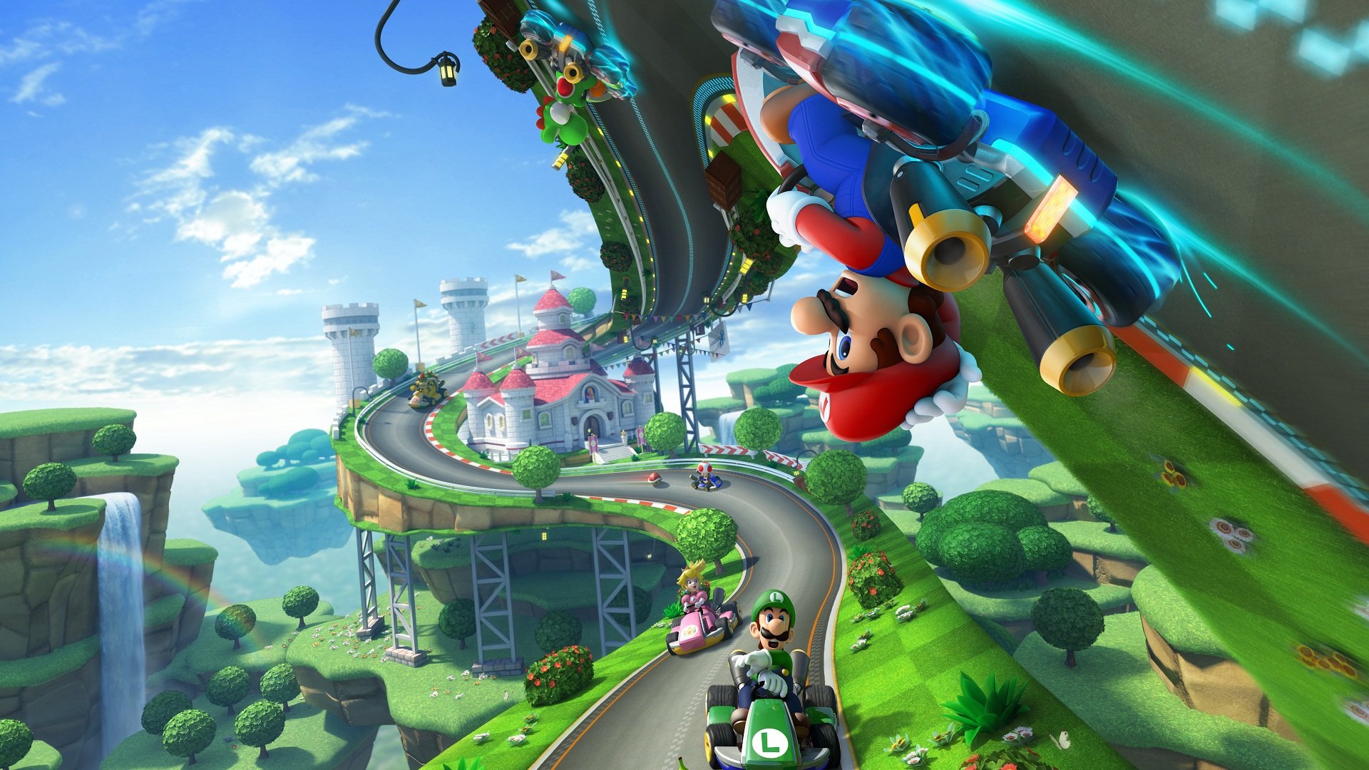 Free download Mario Kart 8 background ID:433284 full hd 1080p for PC