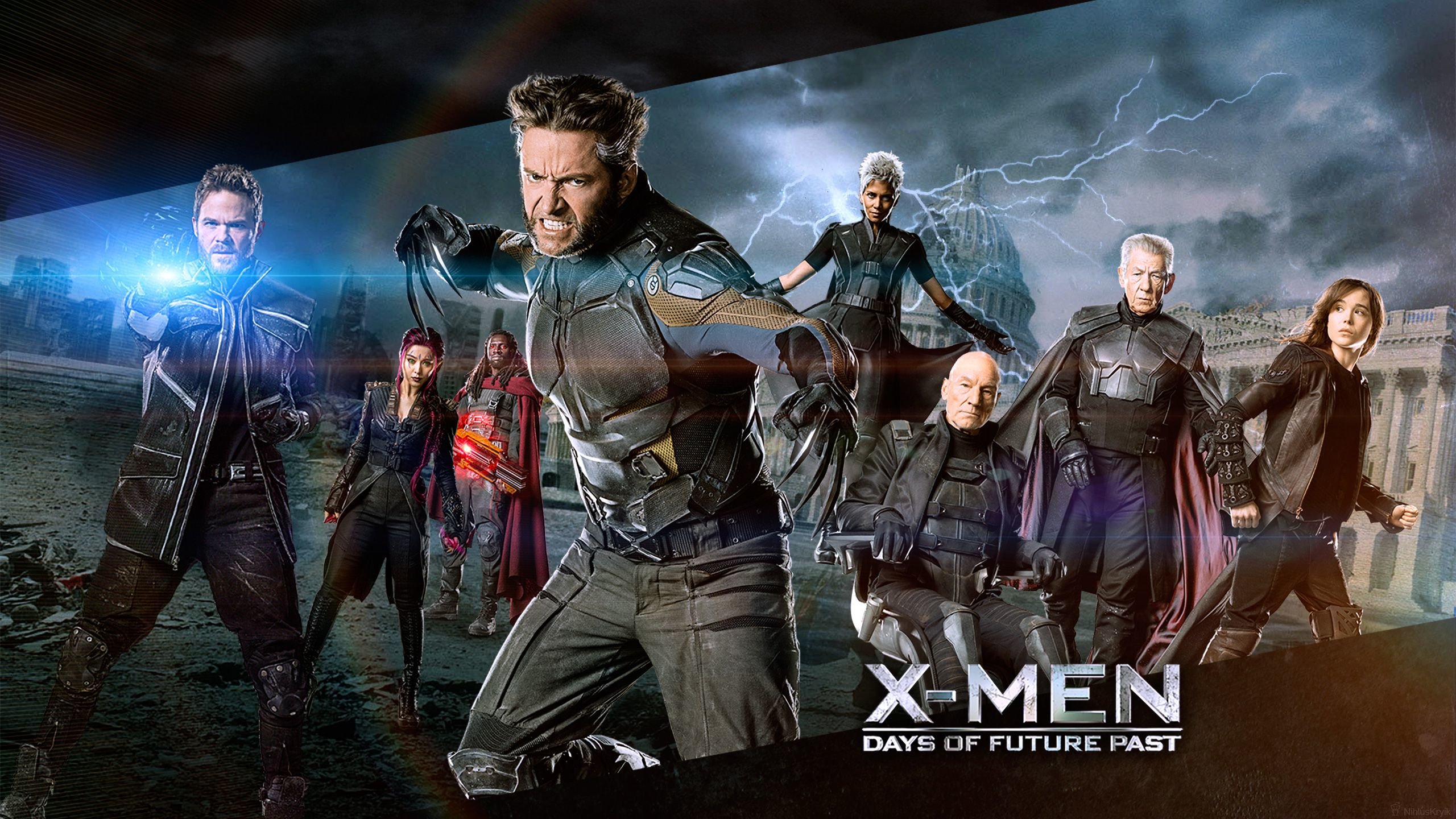 Download hd 2560x1440 X-Men: Days Of Future Past computer background ID:8393 for free