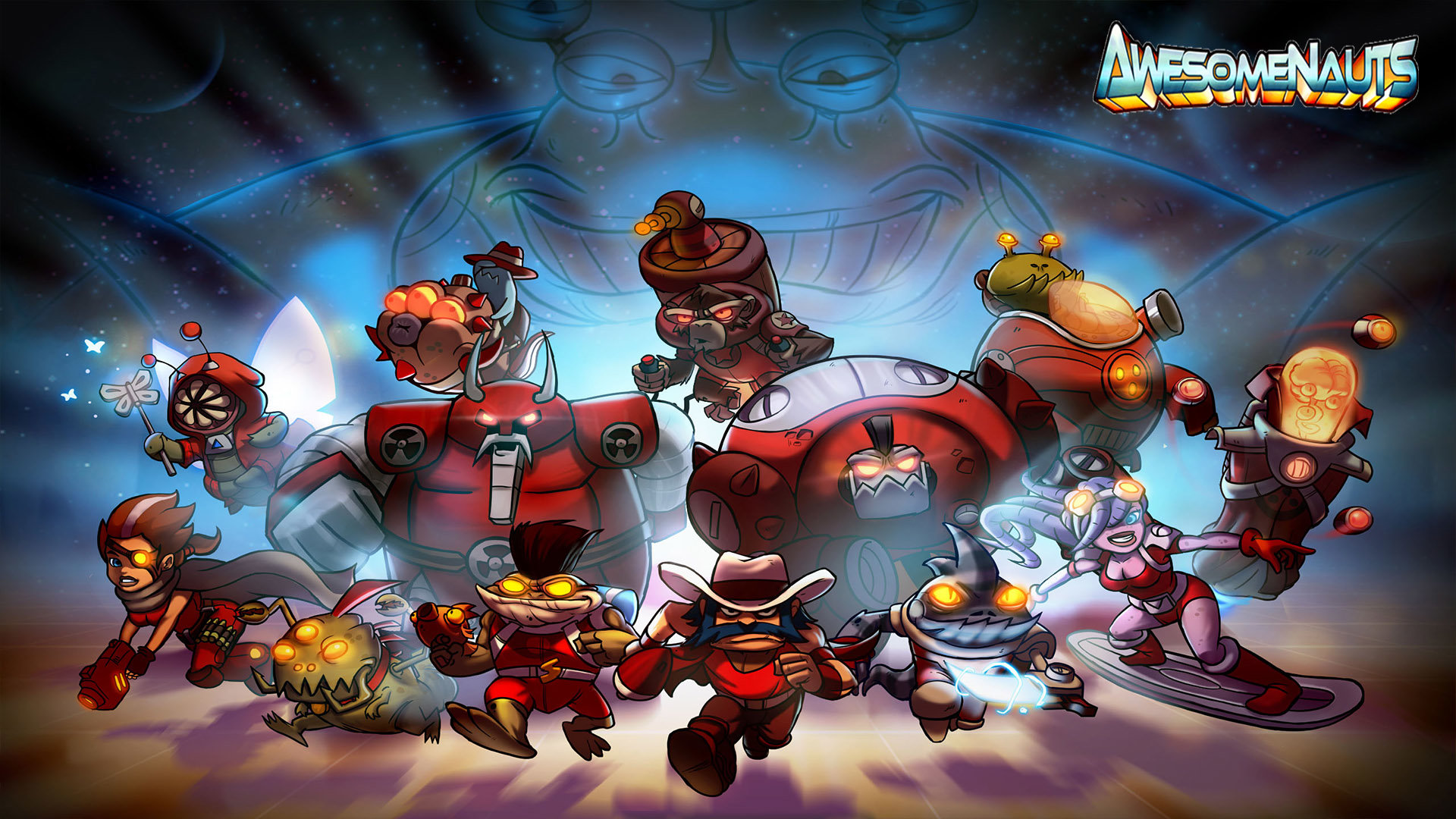 High resolution Awesomenauts hd 1920x1080 background ID:451750 for PC