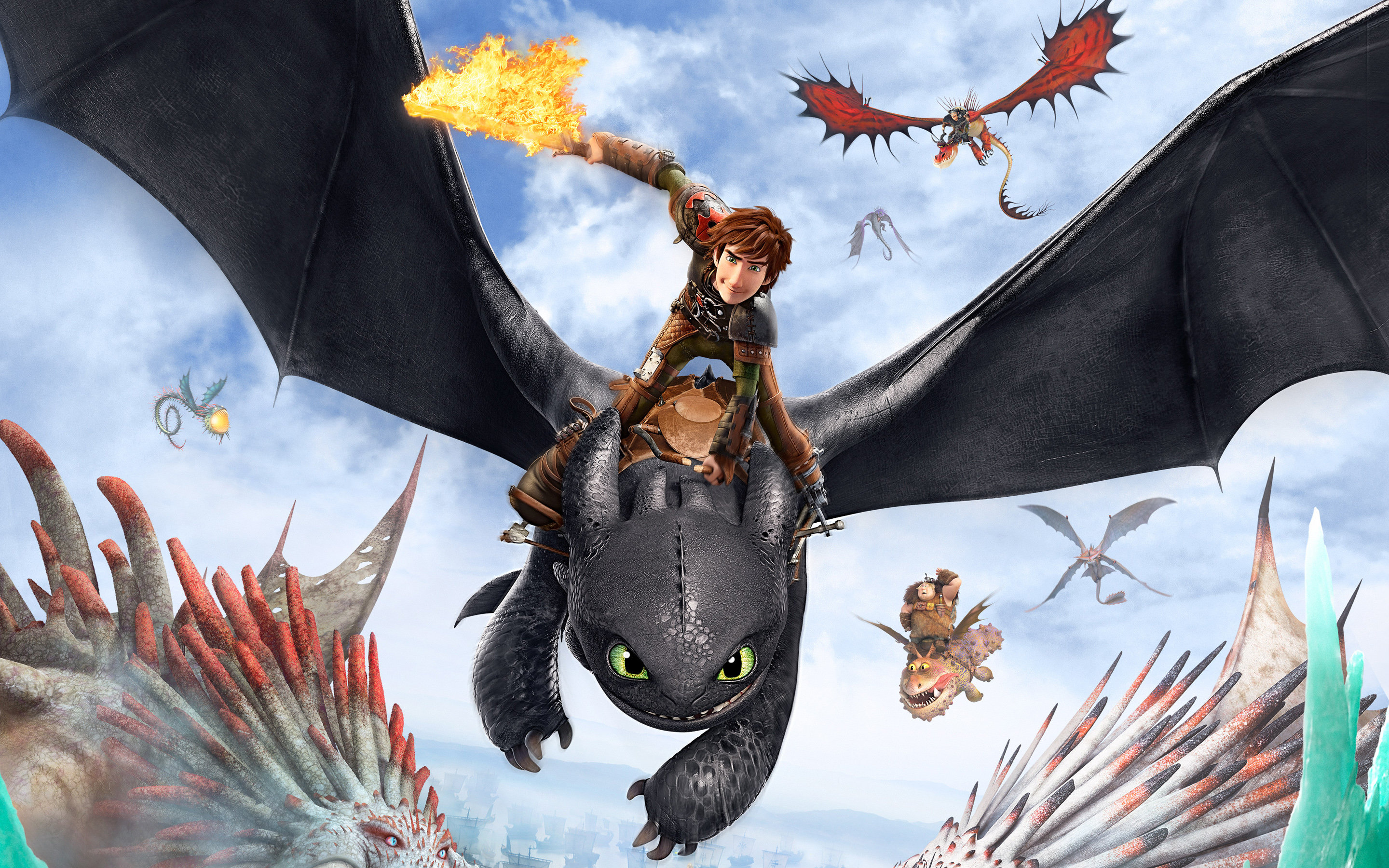 Download hd 2880x1800 How To Train Your Dragon 2 computer wallpaper ID:90192 for free