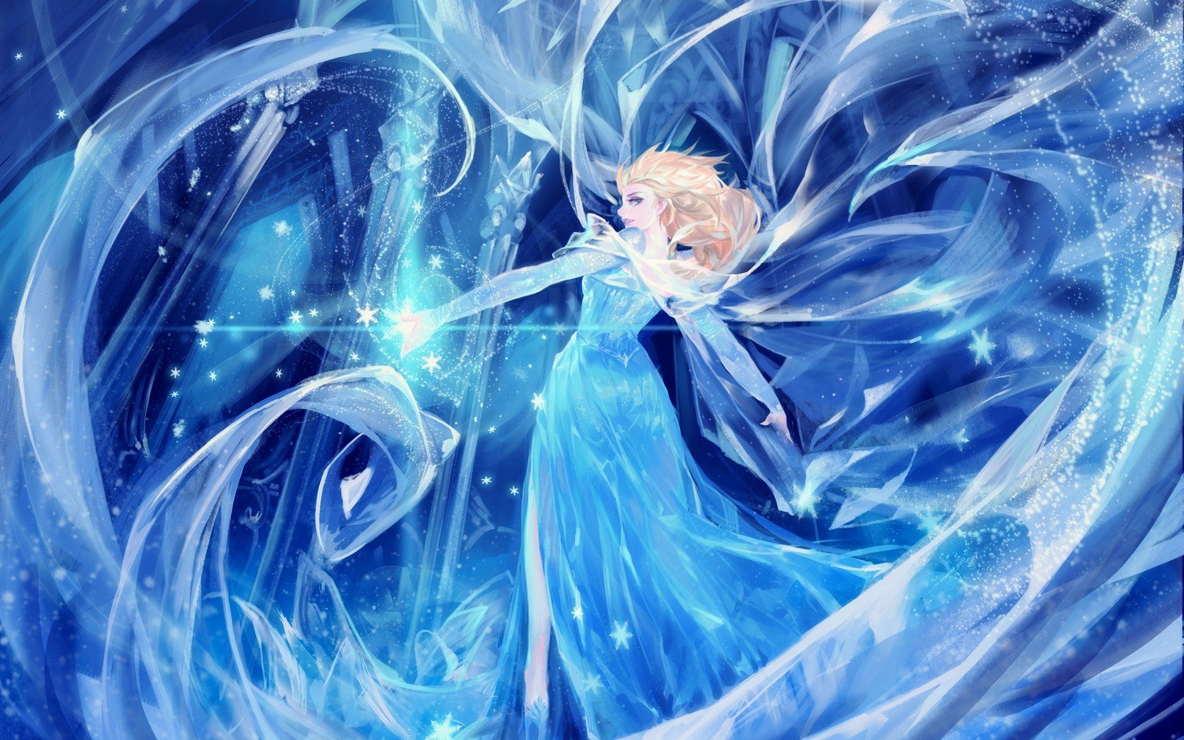 Download hd 1680x1050 Elsa (Frozen) desktop background ID:380005 for free