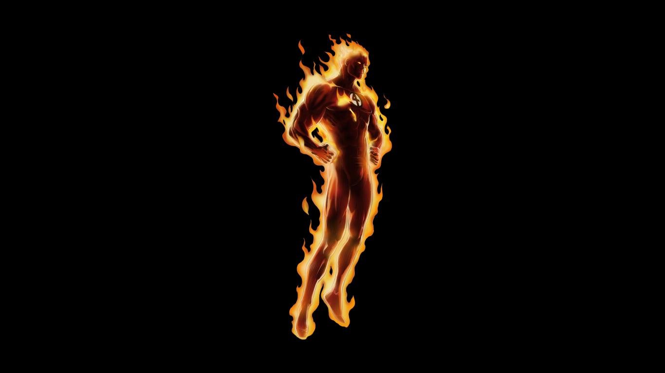 Free Human Torch high quality background ID:28882 for 1366x768 laptop desktop
