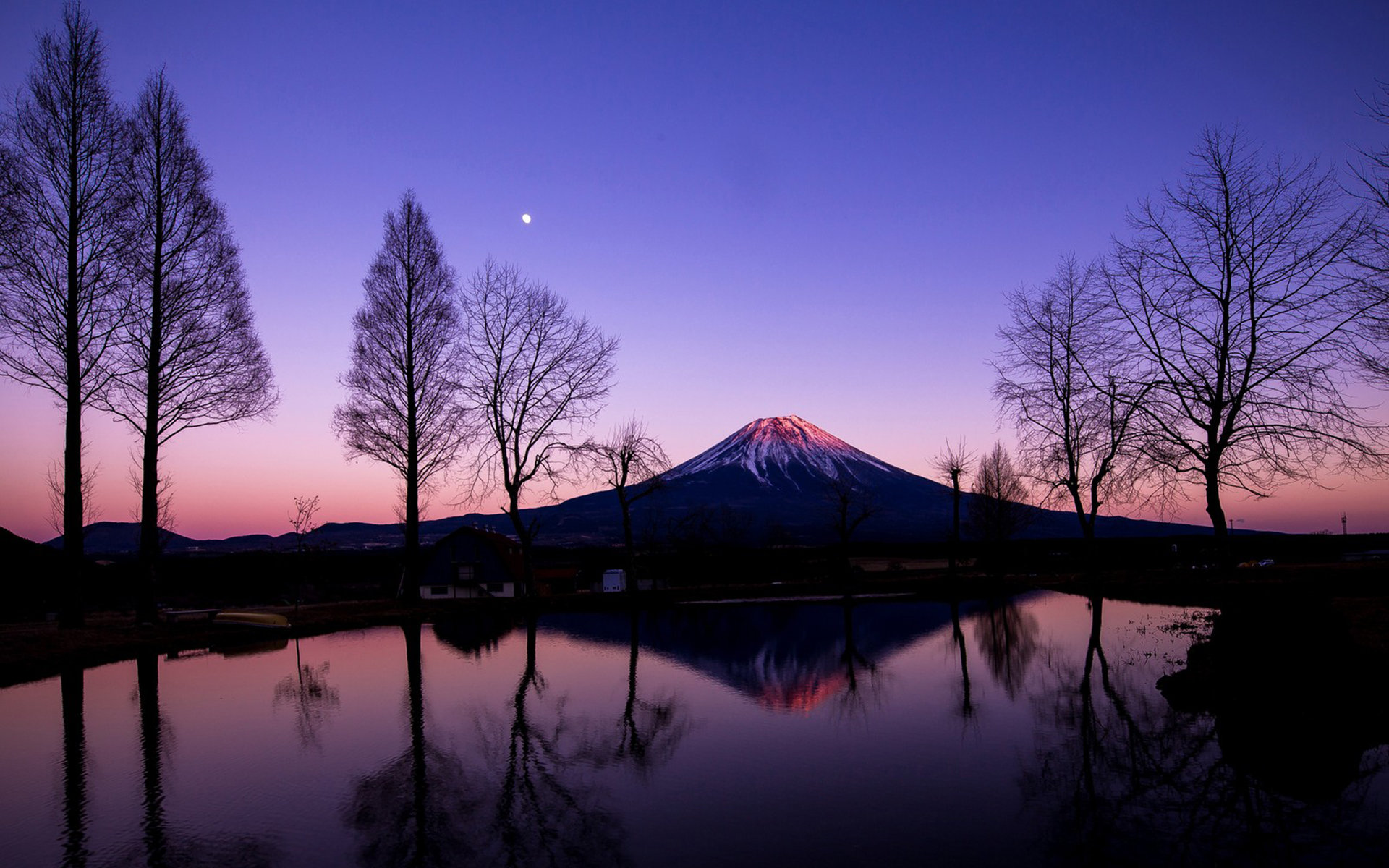 Download hd 1920x1200 Mount Fuji PC background ID:277736 for free