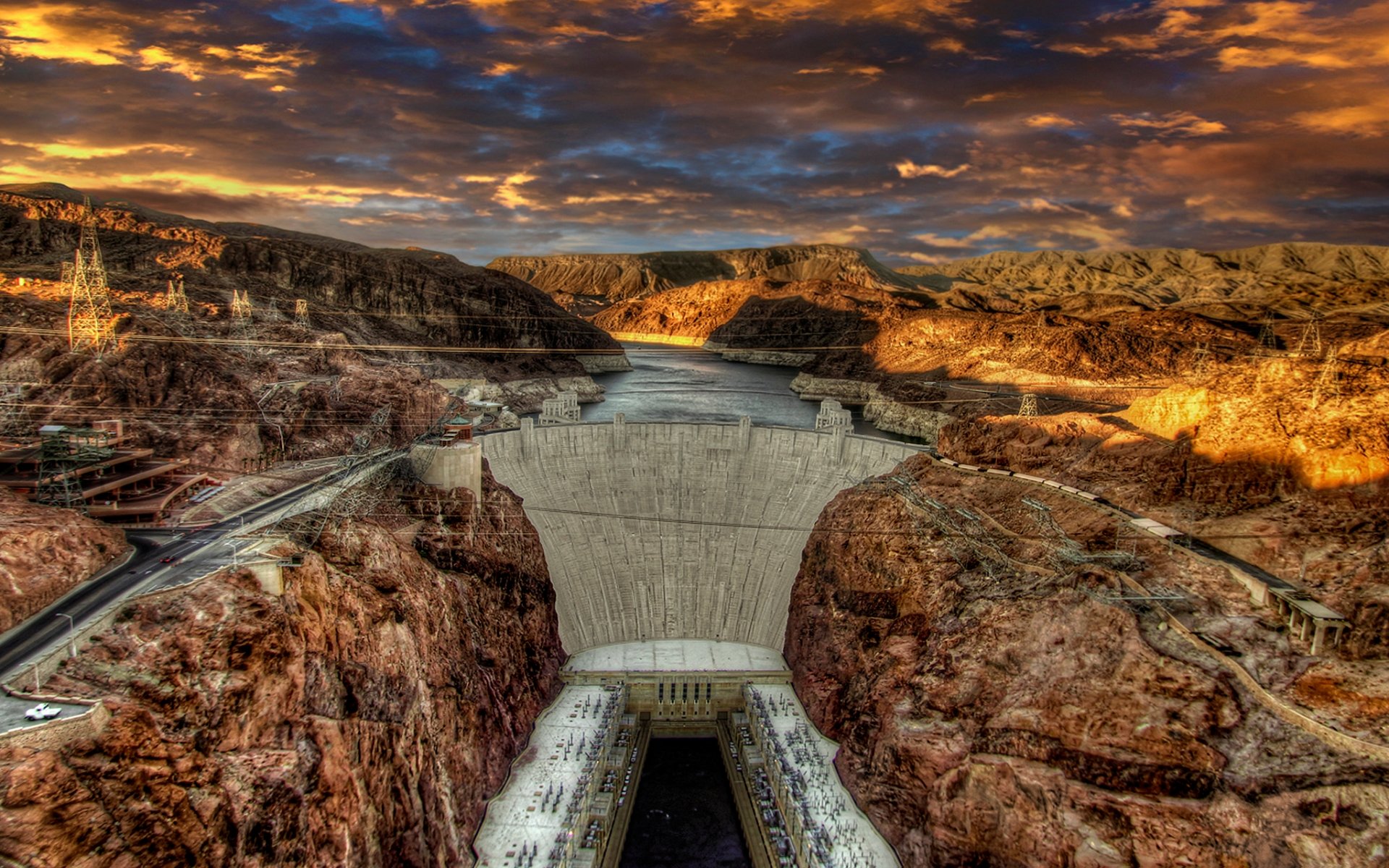 Free Hoover Dam high quality background ID:493940 for hd 1920x1200 computer