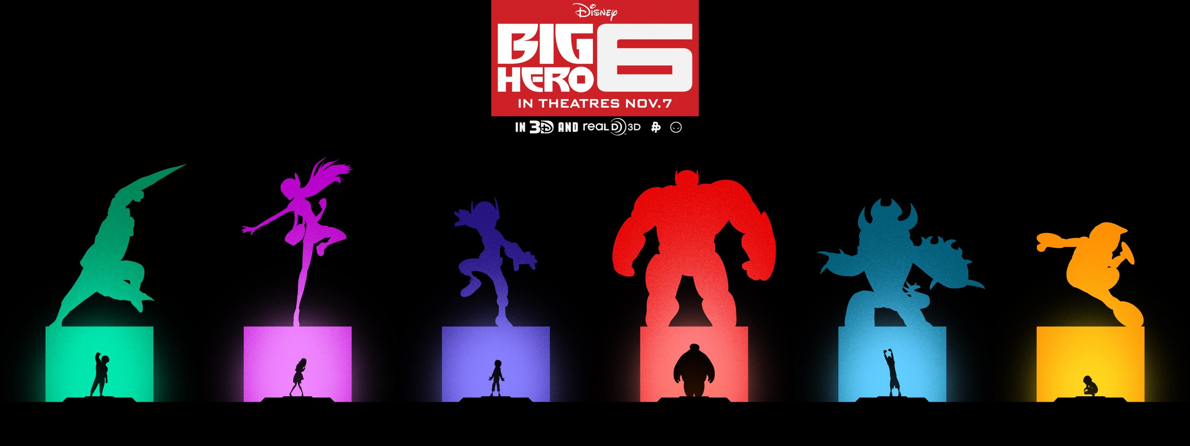 Awesome Big Hero 6 free wallpaper ID:298211 for dual screen 4096x1536 PC