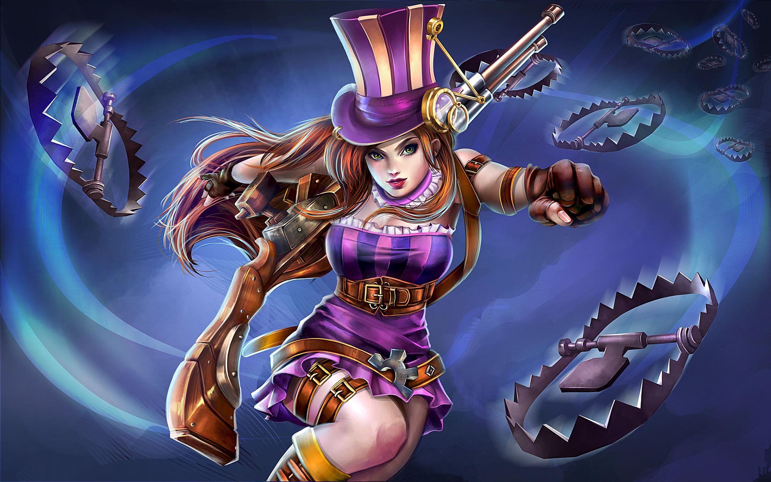 Best Caitlyn (League Of Legends) background ID:171796 for High Resolution hd 2560x1600 computer
