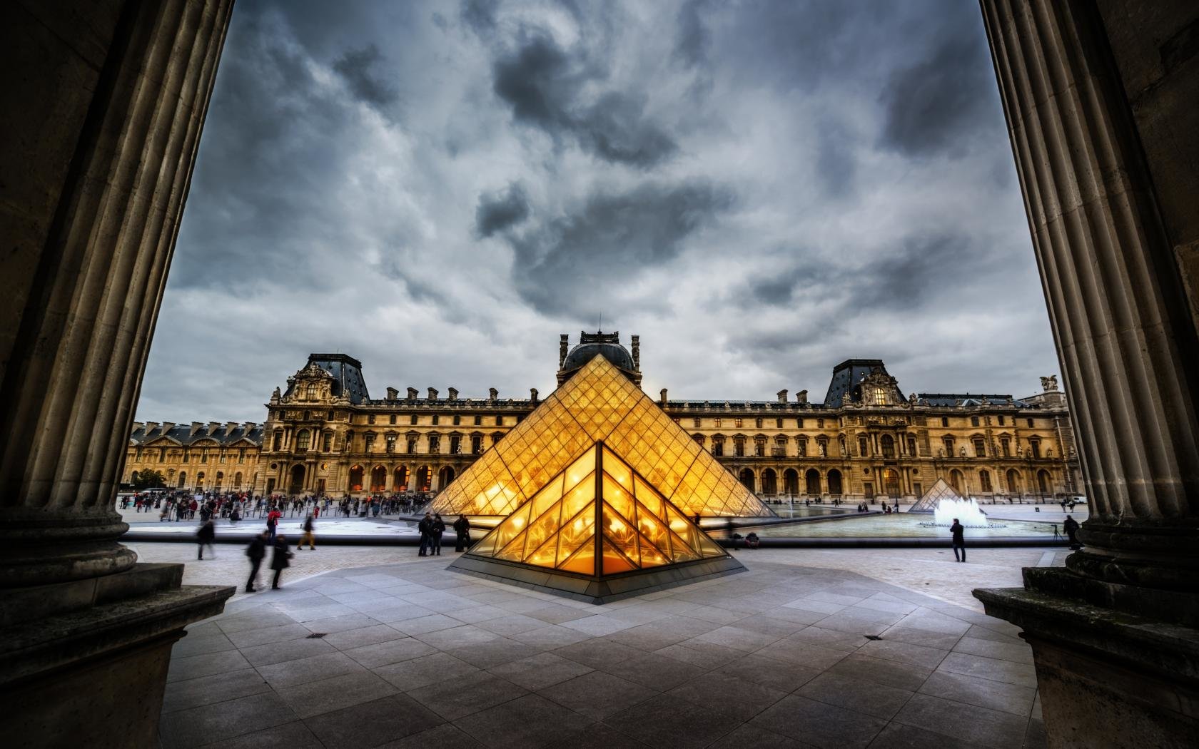 Free download The Louvre background ID:478776 hd 1680x1050 for PC
