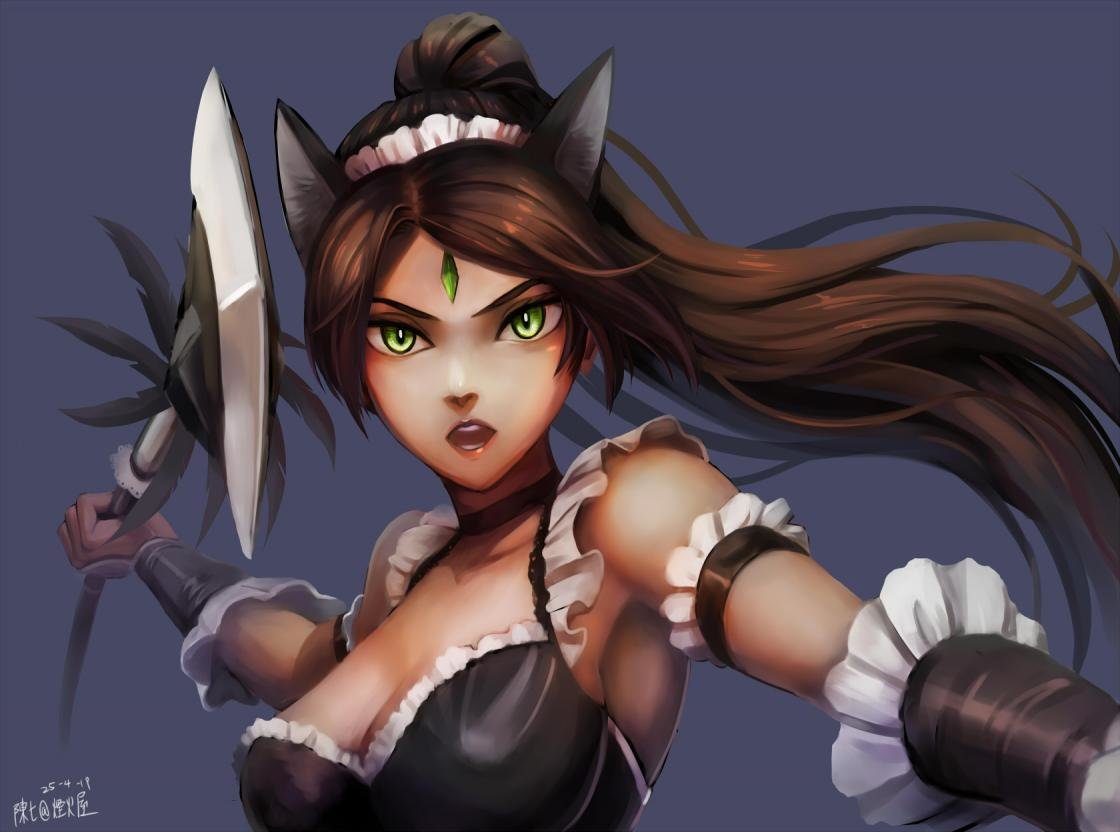 Download hd 1120x832 Nidalee (League Of Legends) PC background ID:173162 for free