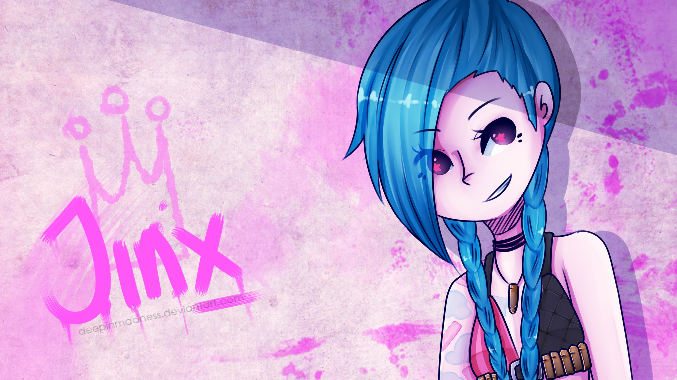 Free download Jinx (League Of Legends) background ID:171790 hd 2560x1440 for PC