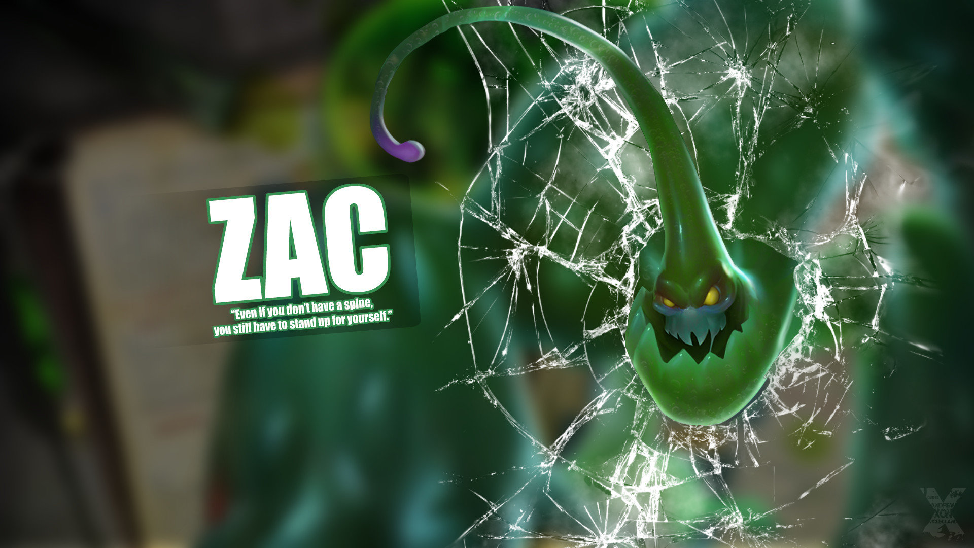 High resolution Zac (League Of Legends) 1080p wallpaper ID:173124 for PC