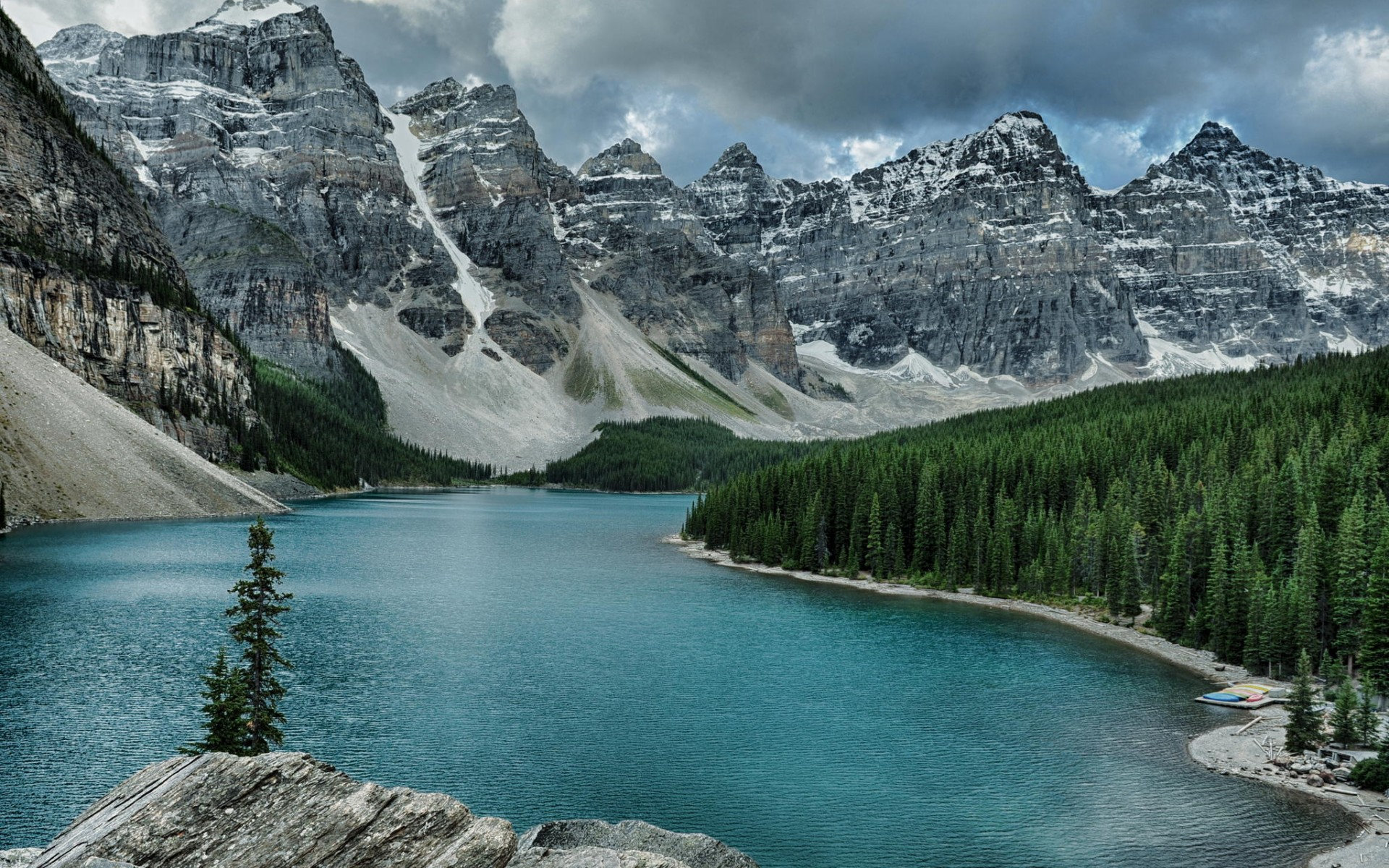 Awesome Moraine Lake free background ID:128741 for hd 1920x1200 PC