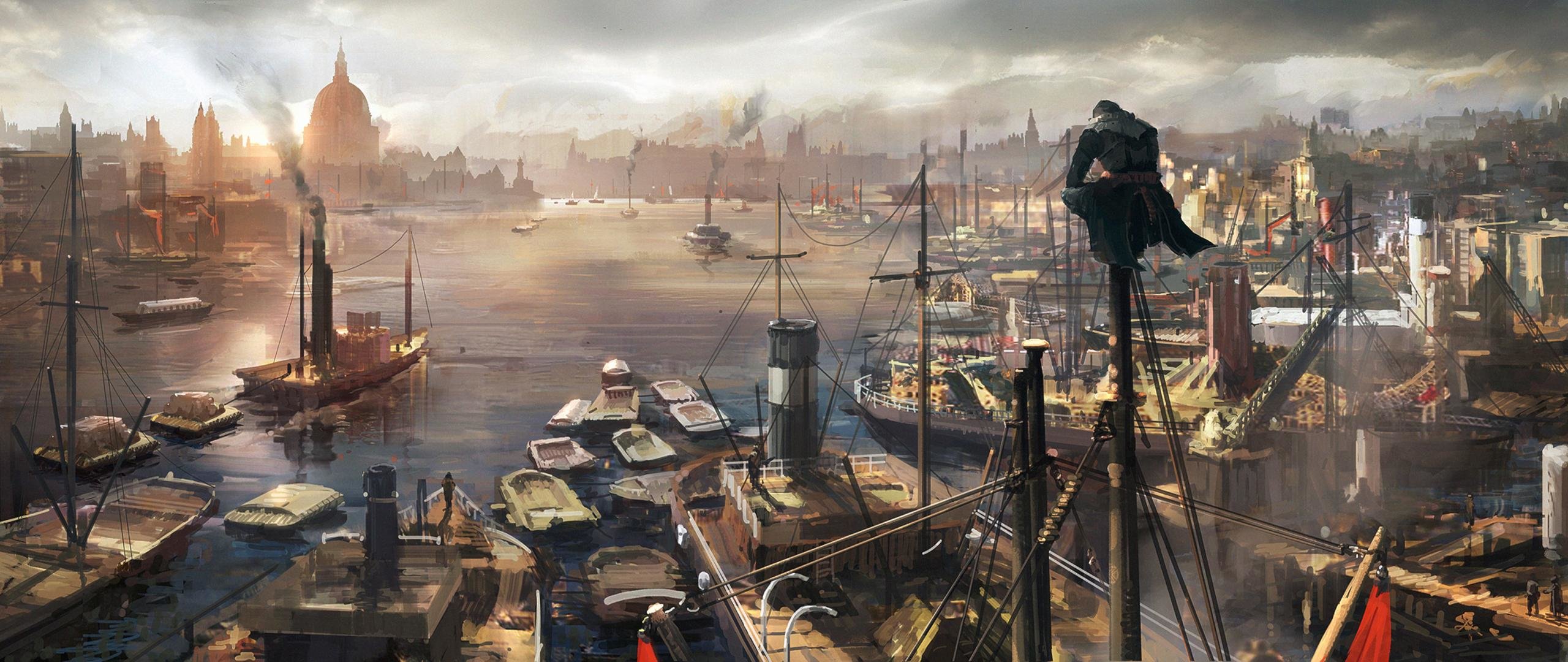 Download hd 2560x1080 Assassin's Creed: Syndicate PC wallpaper ID:260285 for free