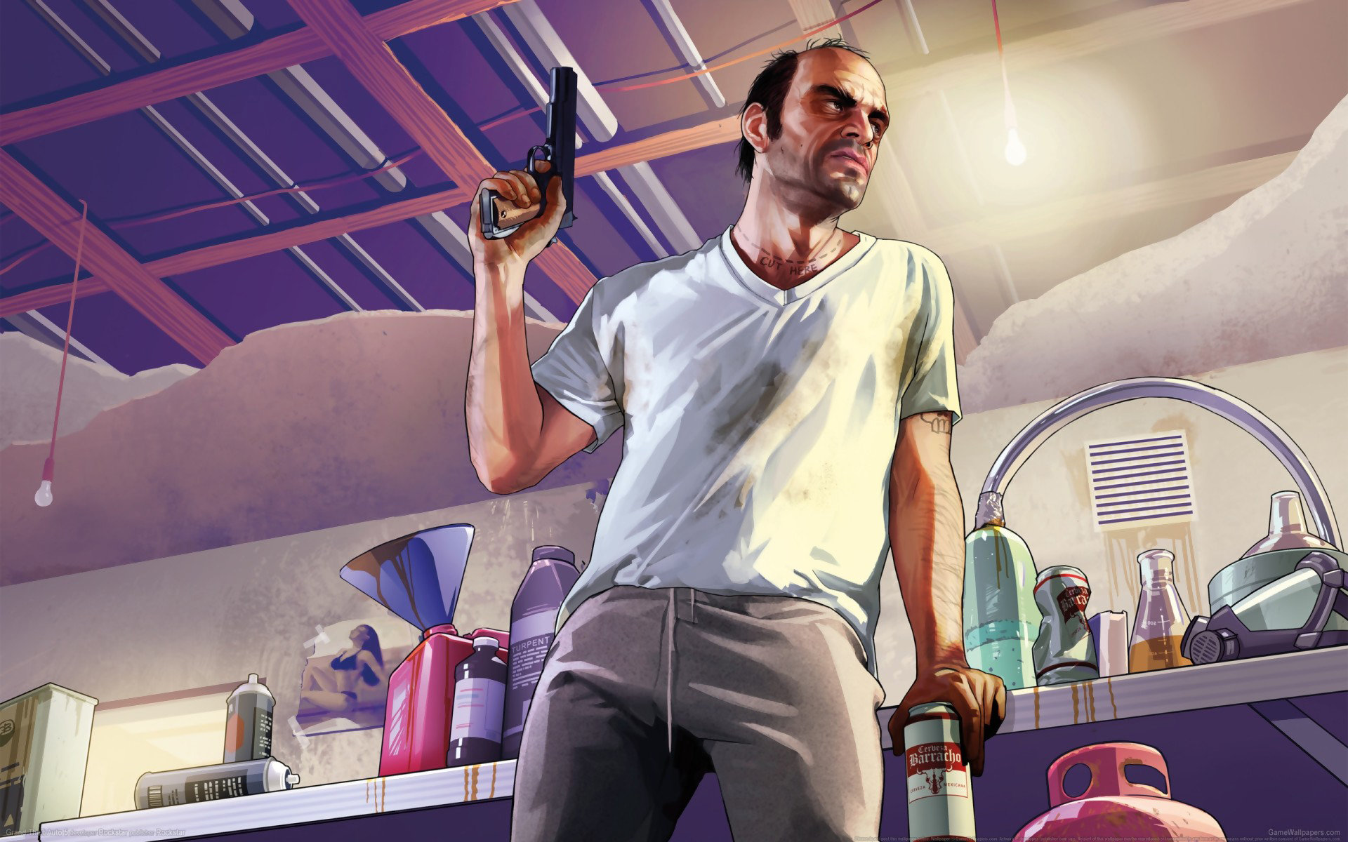 Free download Grand Theft Auto V (GTA 5) wallpaper ID:195070 hd 1920x1200 for computer