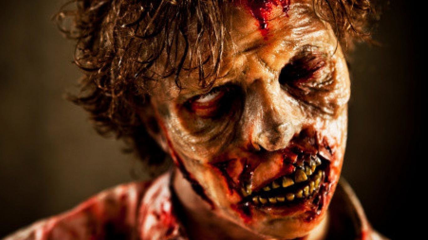 Awesome Zombie free wallpaper ID:241322 for 1366x768 laptop computer