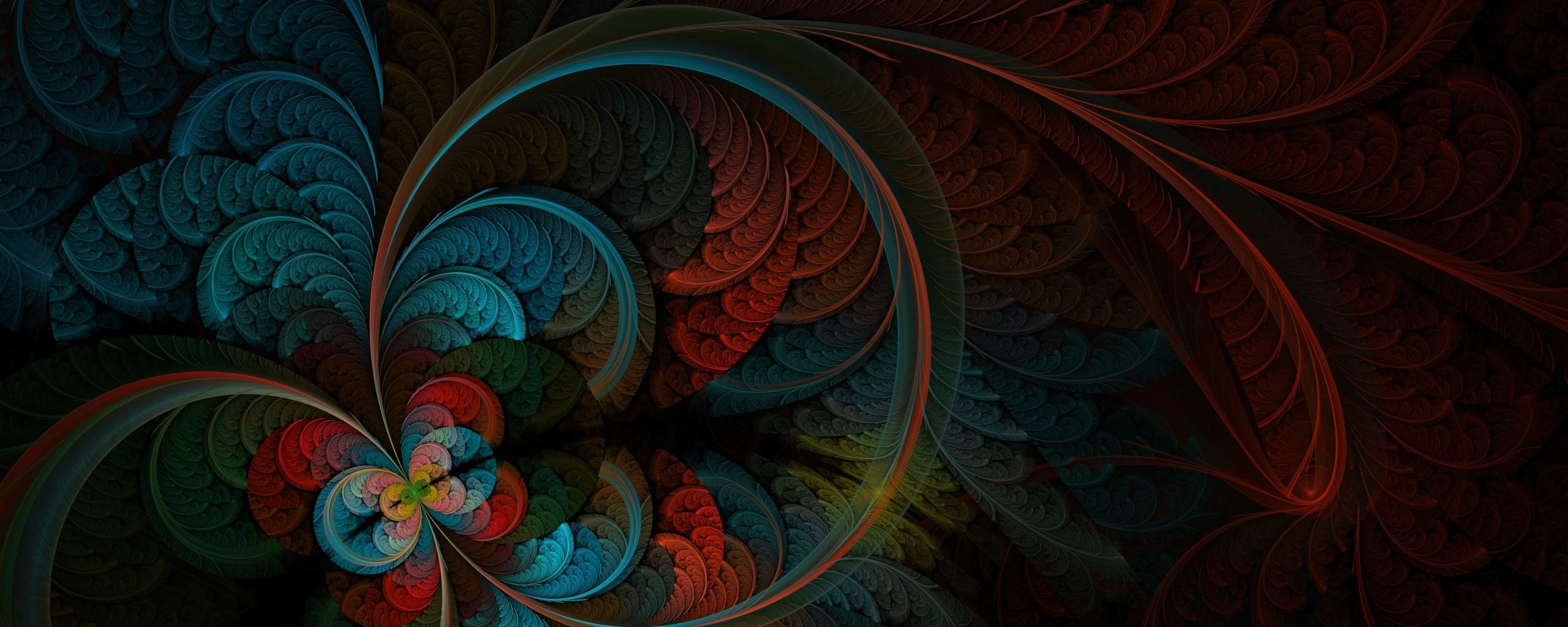 Awesome Fractal free wallpaper ID:93735 for dual screen 2560x1024 desktop