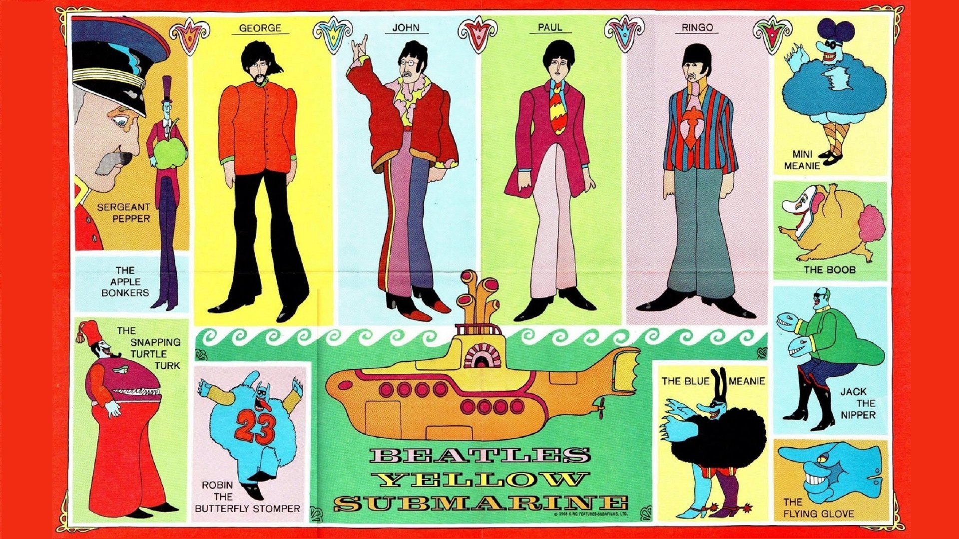 Free Yellow Submarine high quality background ID:154967 for full hd desktop