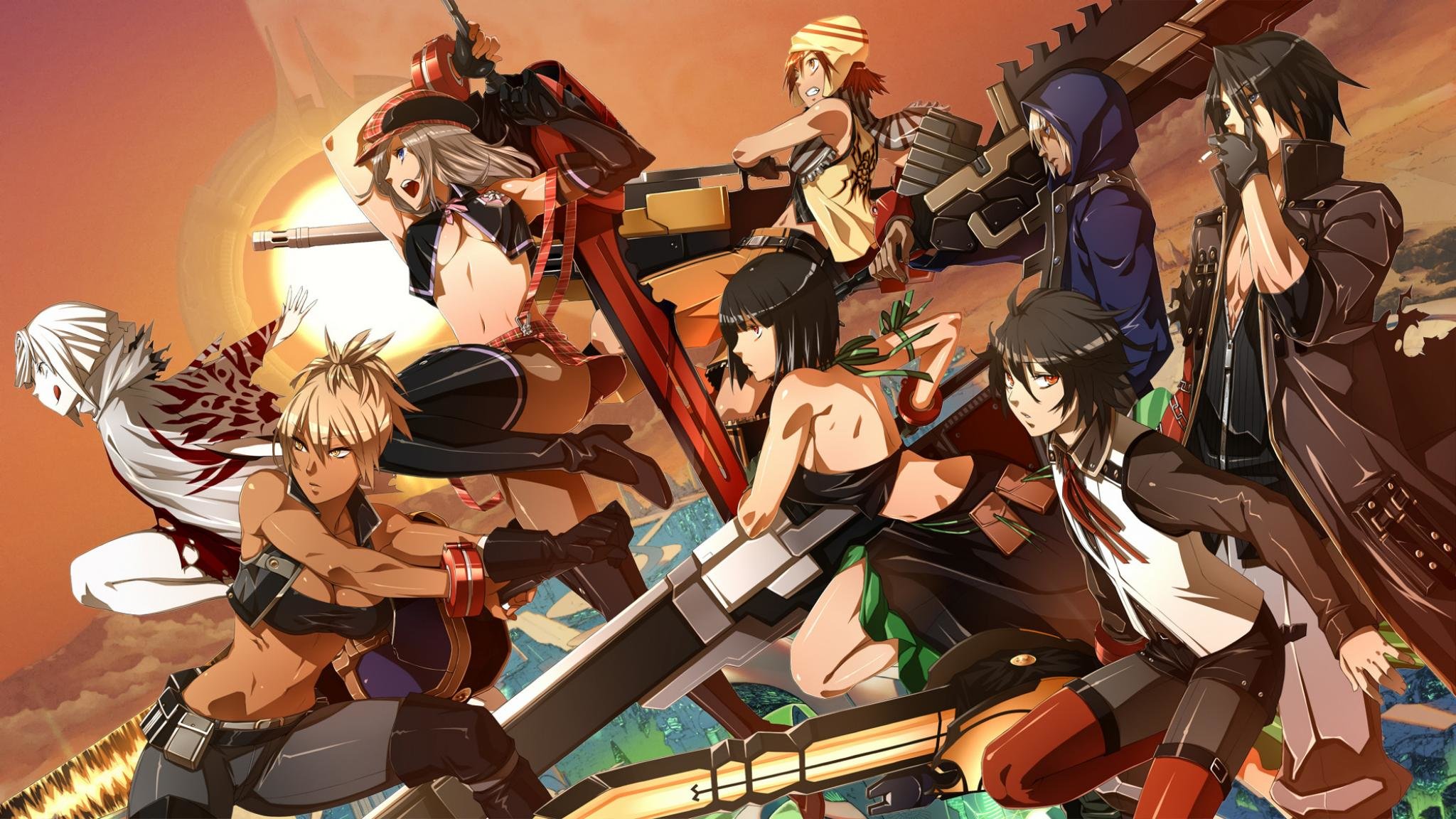 Free download God Eater background ID:409591 hd 2048x1152 for PC