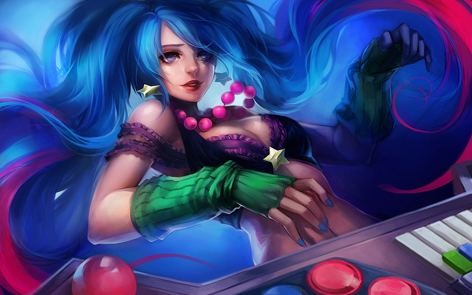 High resolution Sona (League Of Legends) hd 1920x1200 background ID:172284 for computer