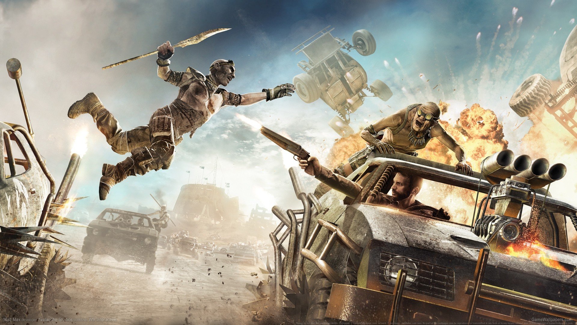 Best Mad Max video game background ID:315084 for High Resolution full hd desktop