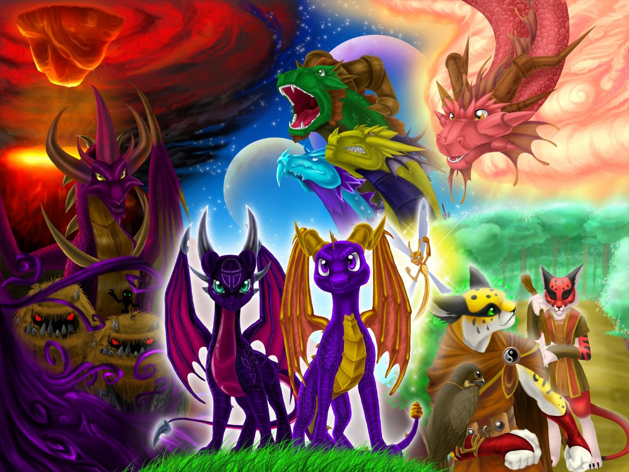 Free Spyro The Dragon high quality background ID:231538 for hd 2048x1536 PC