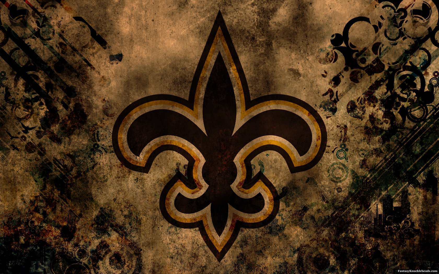 High resolution New Orleans Saints hd 1680x1050 background ID:467190 for PC