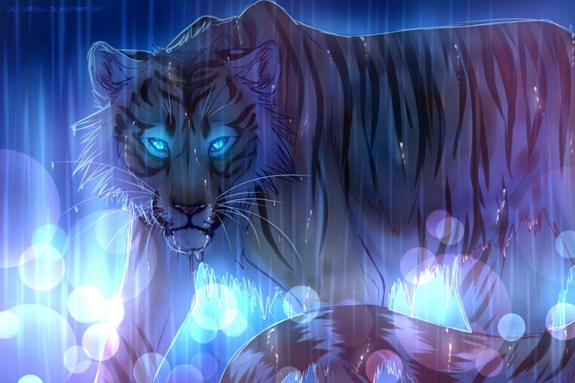 Awesome Tiger Fantasy free background ID:259301 for hd 1152x768 desktop