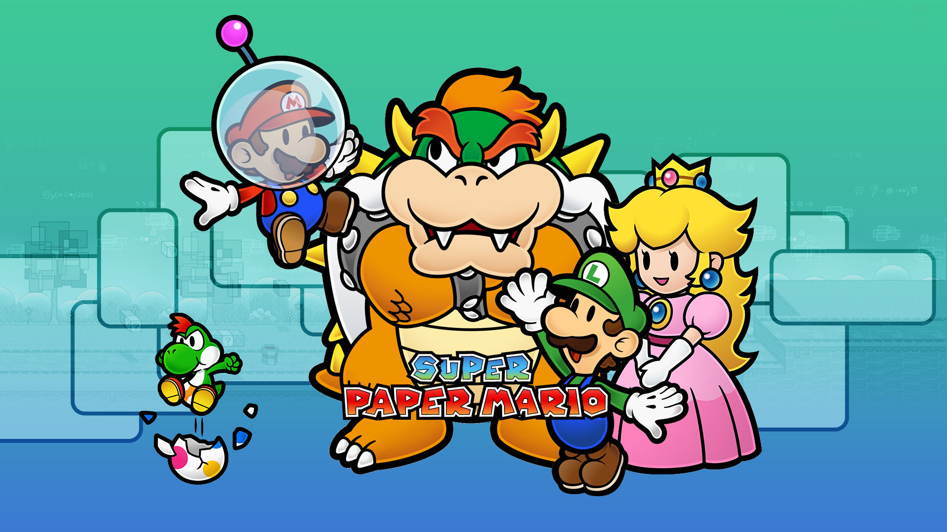 Free download Super Paper Mario background ID:408953 hd 1920x1080 for computer