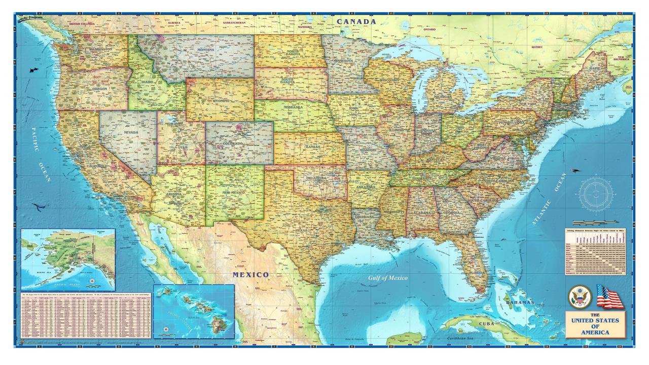 Free download United States map (USA) wallpaper ID:492782 720p for desktop