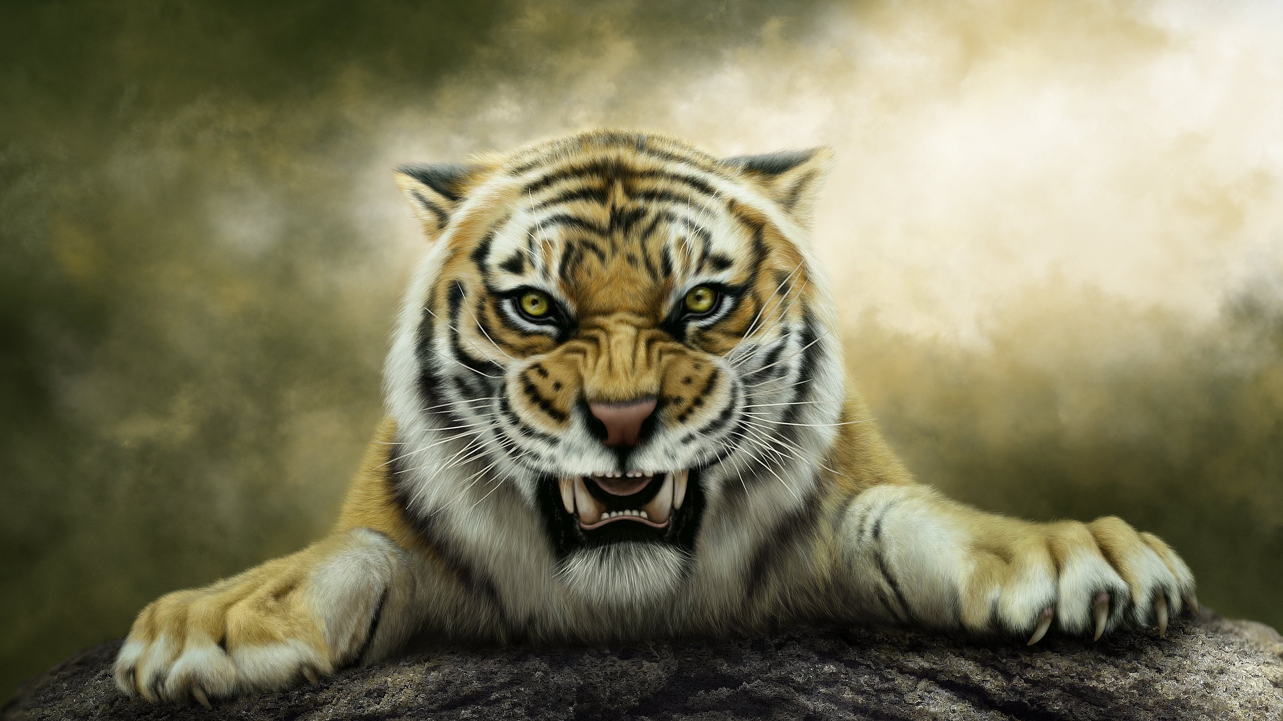 Free Tiger high quality wallpaper ID:115932 for hd 2560x1440 desktop