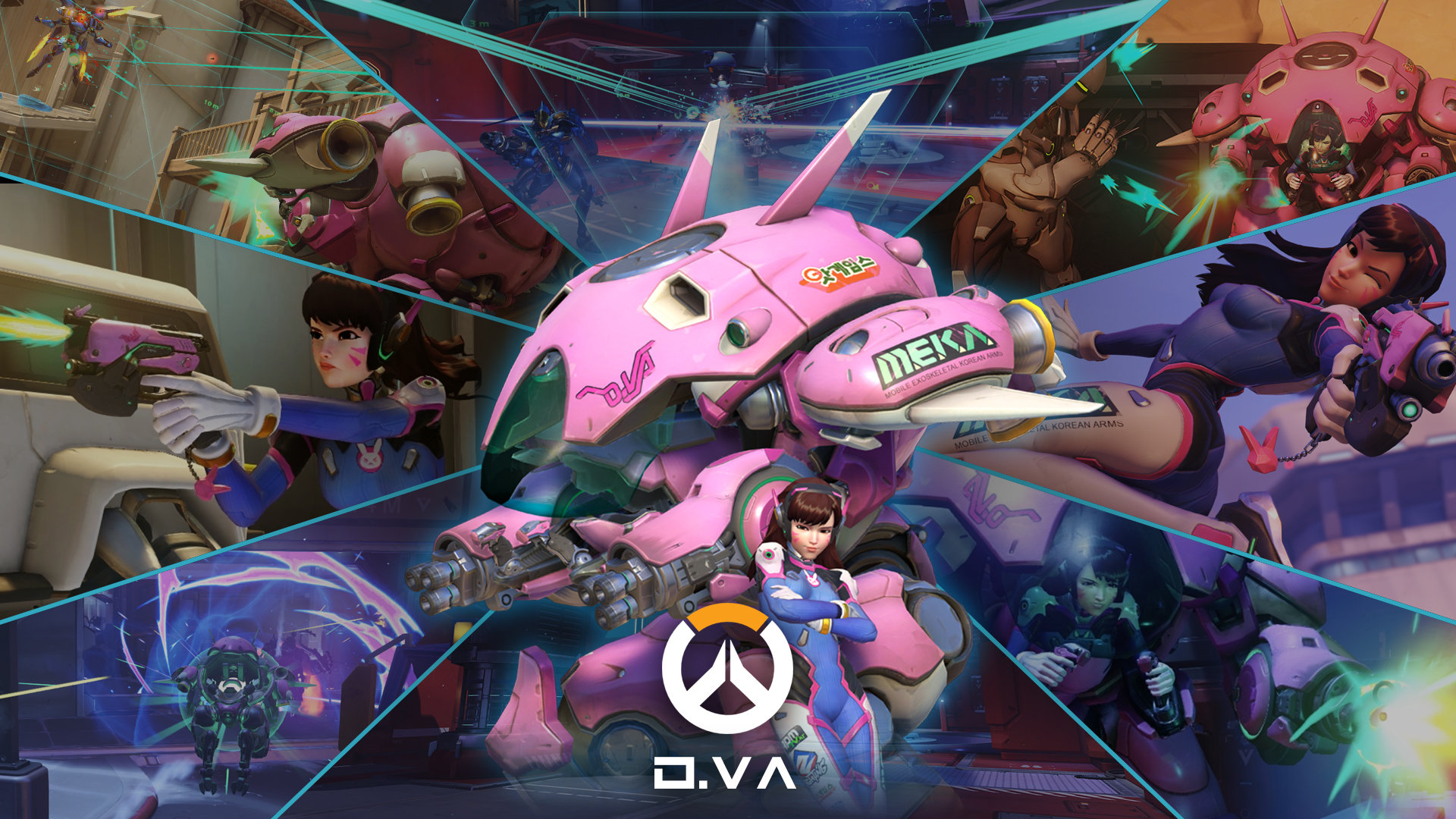 Free D.Va (Overwatch) high quality wallpaper ID:169876 for full hd 1080p computer