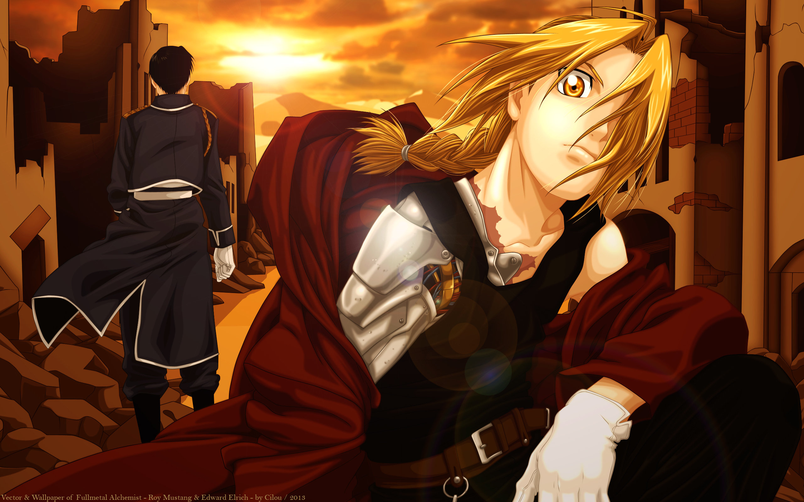 Download hd 2560x1600 Edward Elric PC background ID:310731 for free