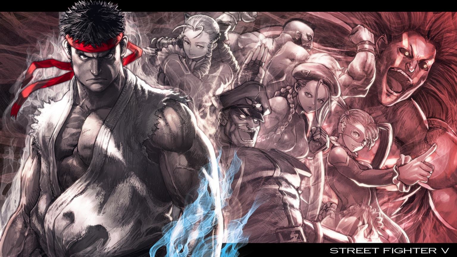 Download hd 1536x864 Street Fighter 5 PC wallpaper ID:470048 for free